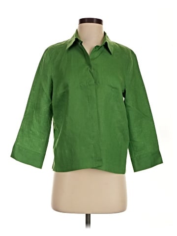 Hobbs London 3/4 Sleeve Button-Down Shirt (view 1)