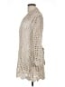Pol 100% Polyester Tan Cardigan Size L - photo 5