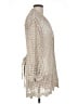 Pol 100% Polyester Tan Cardigan Size L - photo 4
