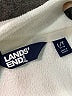Lands' End 100% Polyester Ivory Turtleneck Sweater Size L - photo 7