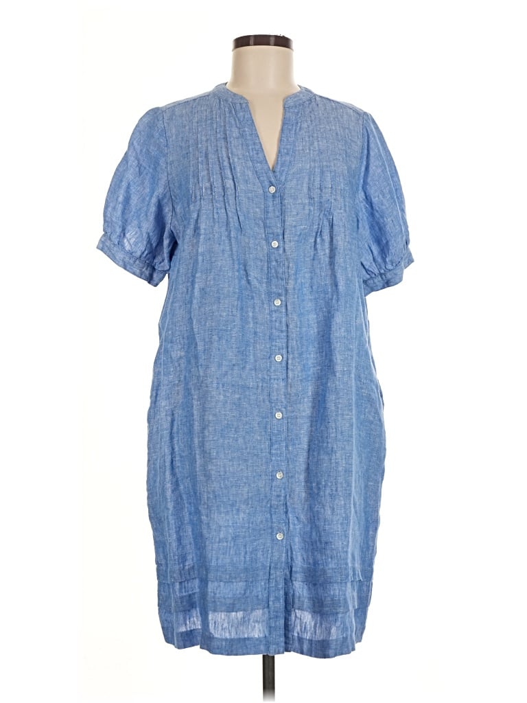 Pre-owned J. Mclaughlin Casual Dress In Blue