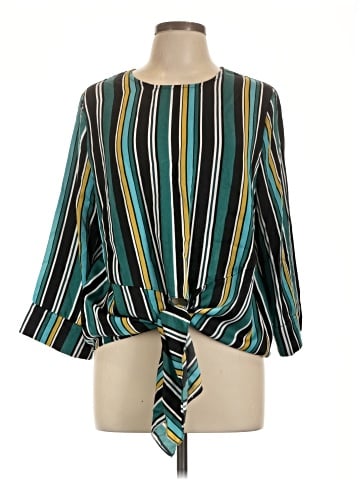 By Together 3/4 Sleeve Blouse (view 1)
