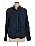Velvet Heart Blue Long Sleeve Button-Down Shirt Size L - photo 1