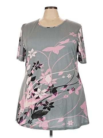 Lily by Firmiana Short Sleeve Blouse (view 1)