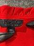 Topshop 100% Polyester Red Casual Dress Size 6 - photo 7