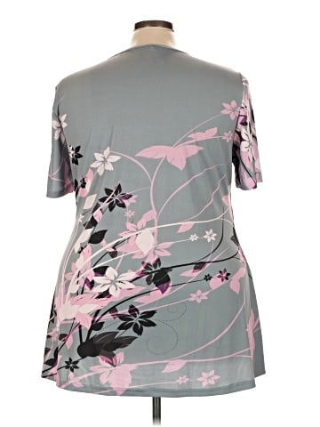 Lily by Firmiana Short Sleeve Blouse (view 2)