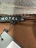 Motel 100% Polyester Houndstooth Brown Cocktail Dress Size XS - photo 4