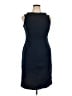 Boden Solid Blue Cocktail Dress Size 16L - photo 1