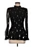 Rebecca Taylor Black Long Sleeve Blouse Size M - photo 1