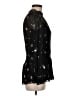 Rebecca Taylor Black Long Sleeve Blouse Size M - photo 4