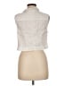 Boden 100% Linen Ivory Sleeveless Button-Down Shirt Size 8 - photo 2
