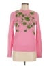 Boden Floral Pink Pullover Sweater Size 6 - photo 1