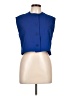 Zara 100% Polyester Blue Sleeveless Blouse Size L - photo 1