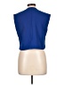 Zara 100% Polyester Blue Sleeveless Blouse Size L - photo 2