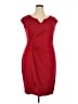 Connected Apparel Red Cocktail Dress Size 18 - photo 1