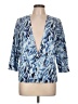 Christopher & Banks 100% Cotton Blue Cardigan Size L - photo 1