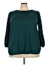 Max Studio Teal 3/4 Sleeve T-Shirt Size 3X - photo 1