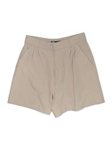Zara Khaki Shorts (view 1)