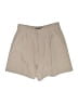 Zara Solid Tan Khaki Shorts Size L - photo 1