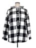 Assorted Brands Checkered-gingham Silver Poncho Size XL - photo 1