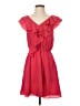 BCBGeneration 100% Polyester Solid Red Casual Dress Size S - photo 1