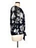 MSK 100% Polyester Black 3/4 Sleeve Blouse Size L - photo 4