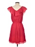 BCBGeneration 100% Polyester Solid Red Casual Dress Size S - photo 2
