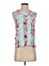 Hawaii Hangover 100% Rayon Teal Tank Top Size S - photo 1