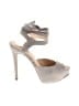 Guess 100% Leather Gray Sandals Size 8 - photo 1