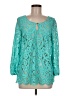 Lilly Pulitzer Teal Long Sleeve Blouse Size M - photo 1
