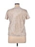 Alfred Dunner 100% Polyester Animal Print Tan Short Sleeve Blouse Size 16 Petite - photo 2