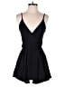 Topshop Solid Black Romper Size 4 - photo 1