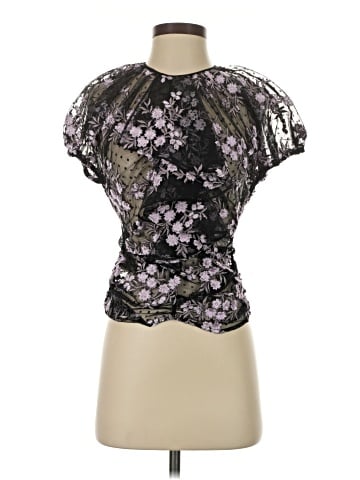 BCBGMAXAZRIA Short Sleeve Blouse (view 1)
