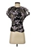 BCBGMAXAZRIA Black Short Sleeve Blouse Size XS - photo 1