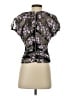 BCBGMAXAZRIA Black Short Sleeve Blouse Size XS - photo 2