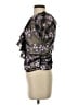 BCBGMAXAZRIA Black Short Sleeve Blouse Size XS - photo 5