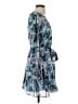 BCBGMAXAZRIA 100% Polyester Paisley Blue Cocktail Dress Size 2 - photo 4