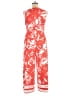 Eliza J Tropical Red Jumpsuit Size XL - photo 2