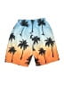 Unbranded Tropical Orange Board Shorts Size 8 - photo 2