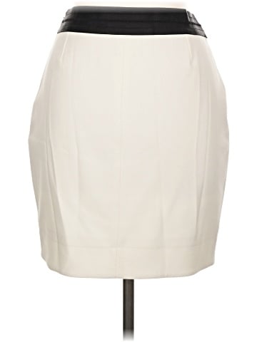 Elizabeth and James Faux Leather Skirt (view 2)