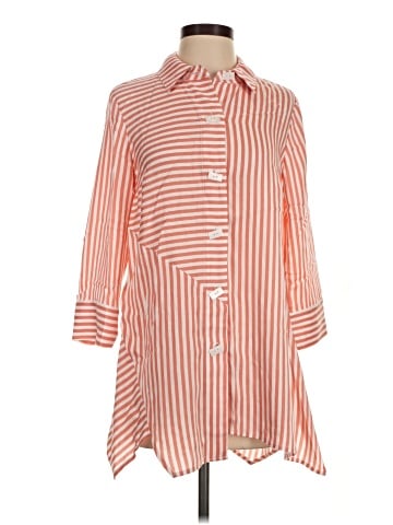 Soft Surroundings 3/4 Sleeve Button-Down Shirt (view 1)