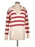 Assorted Brands 100% Cashmere Stripes Red Cashmere Pullover Sweater Size L - photo 1