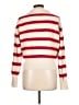 Assorted Brands 100% Cashmere Stripes Red Cashmere Pullover Sweater Size L - photo 2