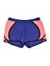 Active 100% Polyester Color Block Blue Athletic Shorts Size S - photo 1