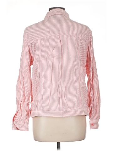 Denim & Co Long Sleeve Button-Down Shirt (view 2)