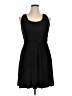 Soma Solid Black Casual Dress Size XL - photo 1
