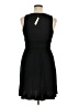 Soma Solid Black Casual Dress Size XL - photo 2