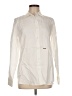 Dsquared2 100% Cotton Solid Ivory Long Sleeve Button-Down Shirt Size EU (IT) 44 / US 8 - photo 1