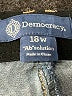 Democracy Solid Blue Jeans Size 18 - photo 4