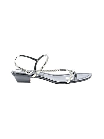 Madewell The Maycie Asymmetric T-Strap Sandal in Stamped Leather (view 1)